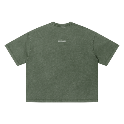 Unisex Vintage Wash Boxy T-Shirt