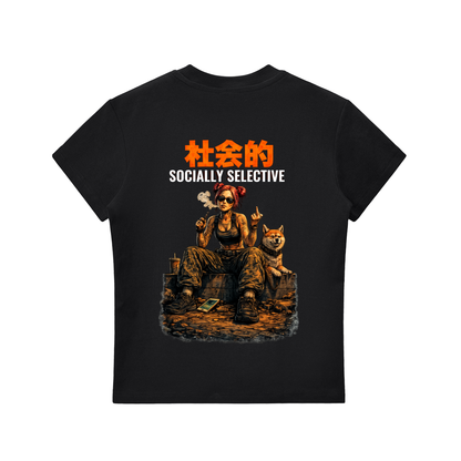 Essential Bodycon Crewneck T-Shirt