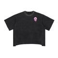 Raw Edge Snow Washed Boxy T-Shirt