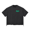 Snow Wash Raw-Hem Boxy T-shirt