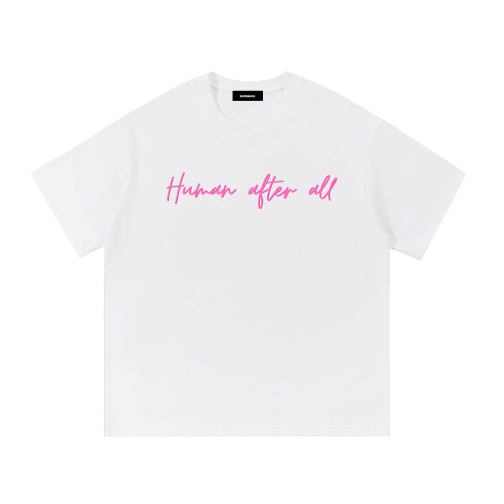 Men's White Cotton T-Shirt - Men's T-shirt by Supermuch