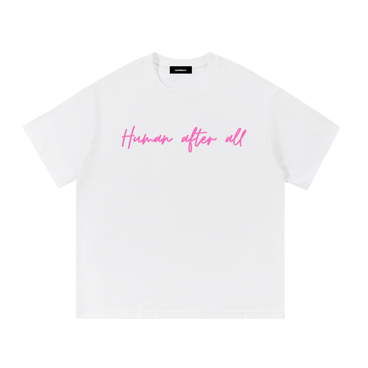 Men's White Cotton T-Shirt - Men's T-shirt by Supermuch