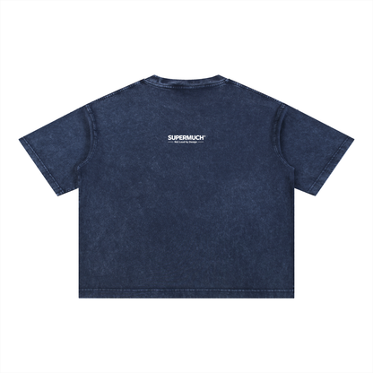 Mineral Wash Boxy Cotton T-Shirt