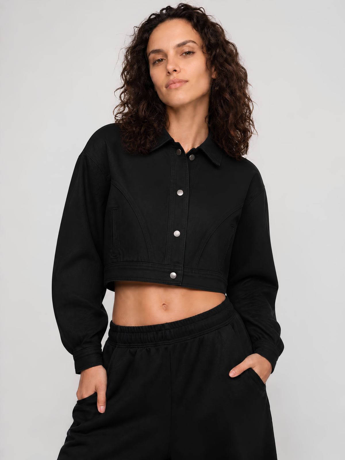 Women’s Crop Denim Jacket
