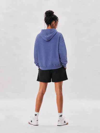 Unisex Mineral Wash Distressed Hoodie